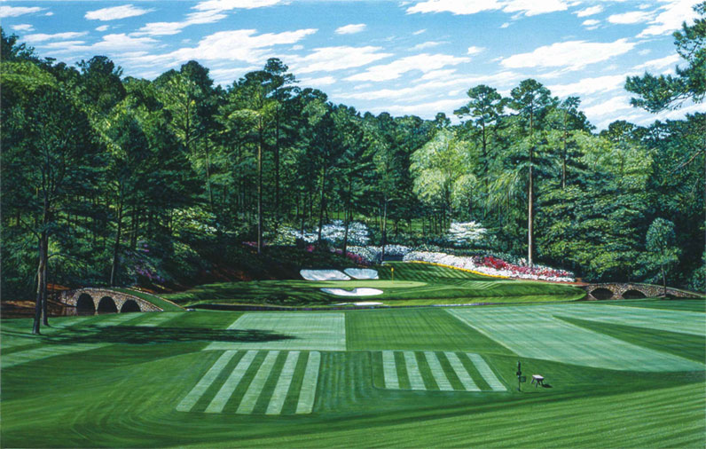 Golf And Sports By Lane > 12th Hole Augusta National Golf Club - Golden 